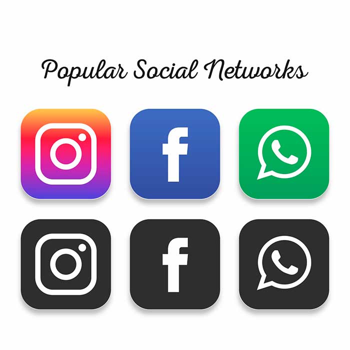 Vleeko Redes sociales populares