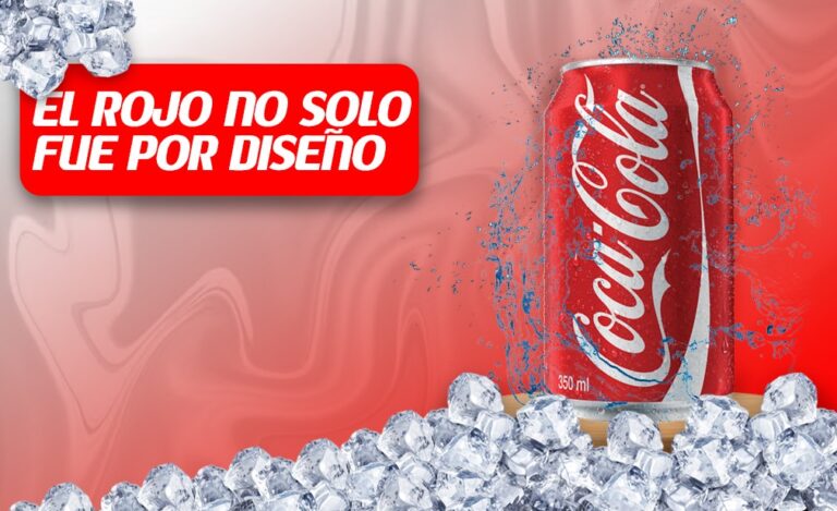 El color rojo de Coca Cola