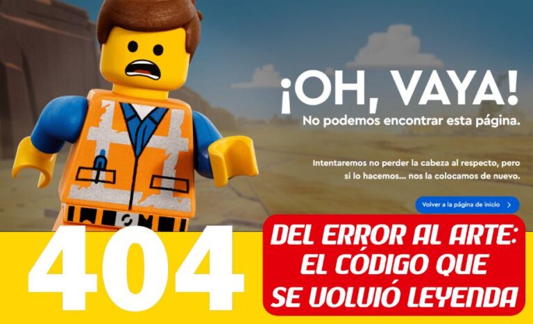 El origen del “404 page not found” y por qué se convirtió en arte