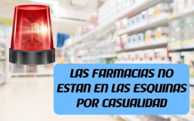 ¿Por qué las farmacias siempre están en las esquinas?