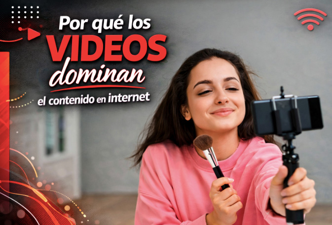 Por qué los videos dominan el contenido en internet